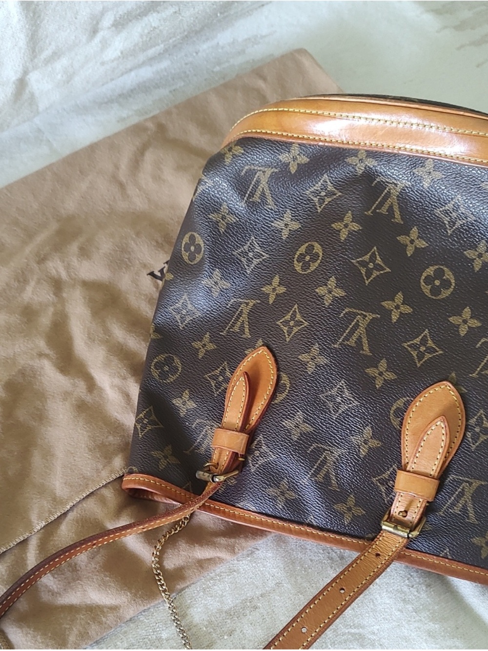 Classic Louis Vuitton Monogram Petit Bucket Bag - Picture 7 of 11